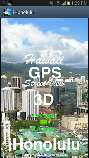 Honolulu GPS Street View 3D