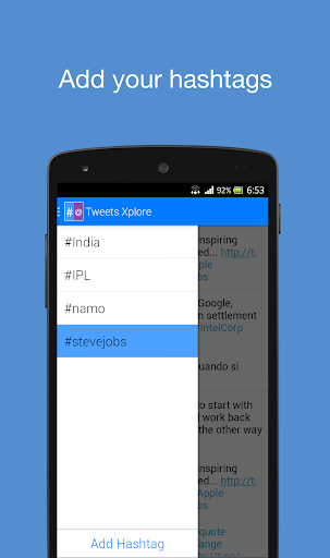 Tweets Xplore - Track Hashtags