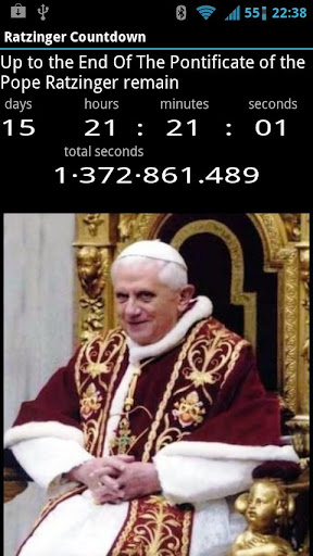 Pope Ratzinger Countdown