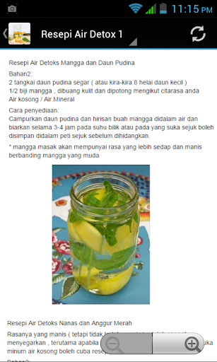 Resepi Detox Water