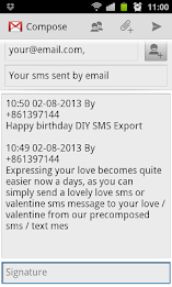 DIY SMS Export poster 4