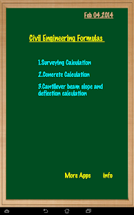 Civil Engineering Formulas Screenshots 1