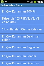 Ingilizce Kelime Ezberle poster 1