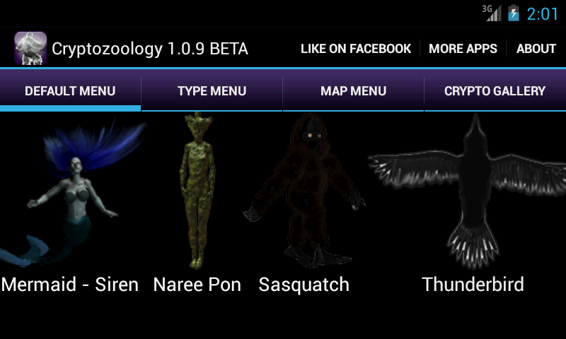 Cryptozoology Screen 3