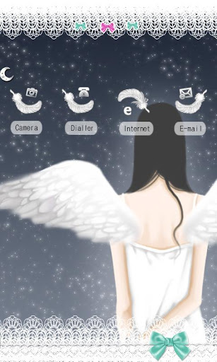 CUKI Theme Angels White Wing.