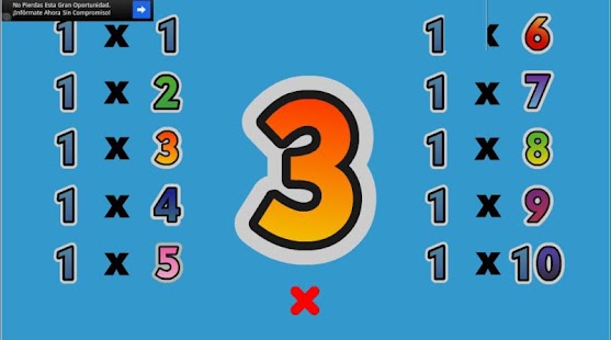 Free TABLAS DE MULTIPLICAR APK
