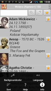 Writers and books Screenshots 1