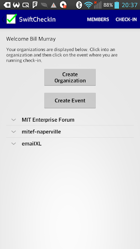 Swift Check-In Attendee App