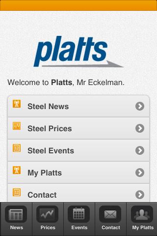 Platts Steel