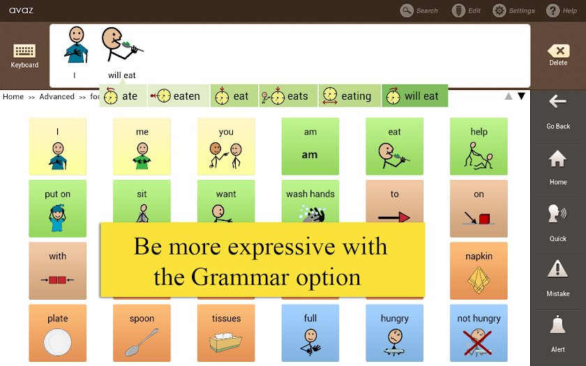 Avaz - AAC App for Autism Screen 3