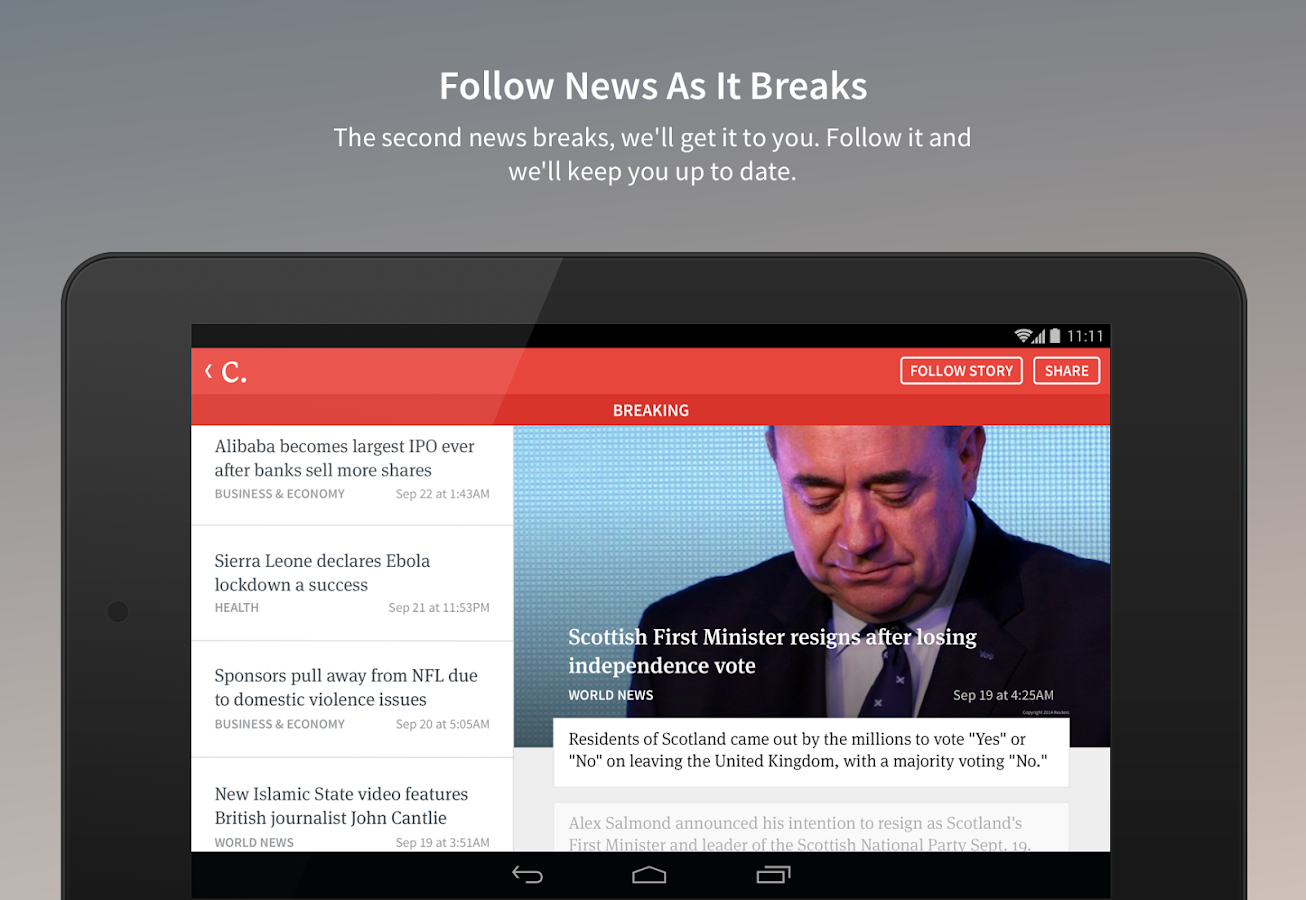 Circa News - screenshot