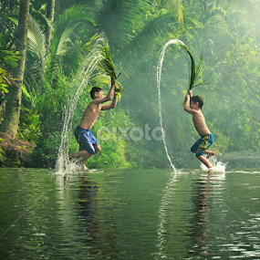 Water War Games by Ipoenk Graphic - Babies & Children Children Candids