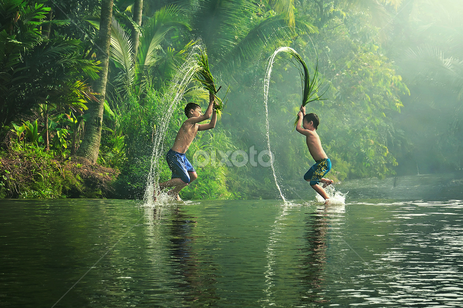 Water War Games by Ipoenk Graphic - Babies & Children Children Candids