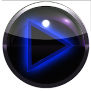 poweramp skin glow blue 3.02 Icon