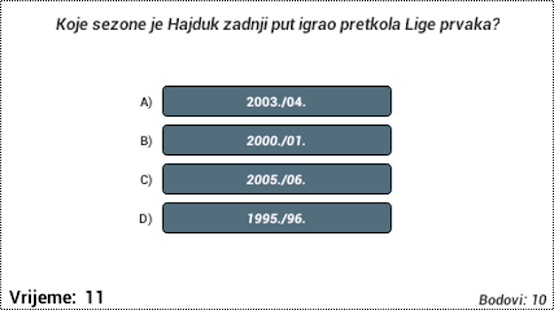 Free Hajduk Kviz APK for PC