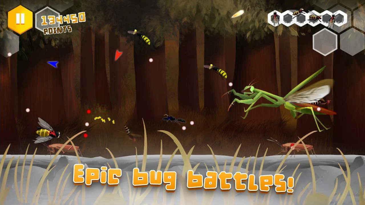  Android   Beekyr: Eco, uno shootem up insettoide per veri duri!