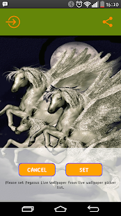 Pegasus live wallpaper