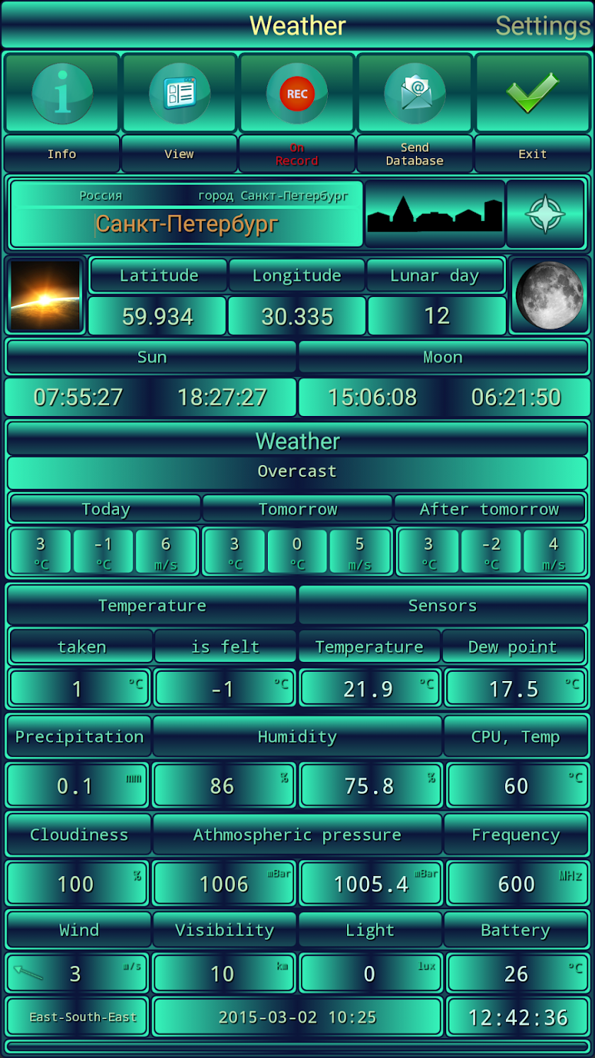 ClimatSens Screen 2