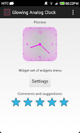 Glowing Analog Clock poster 5