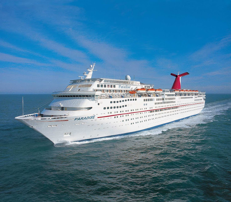 Carnival Paradise sails out of Baltimore to Grand Turk and the Bahamas. 