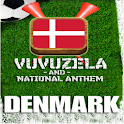 DENMARK VUVUZELA and ANTHEM! logo