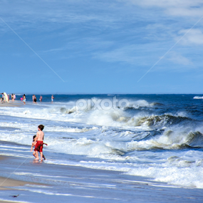 Child's Play by Judy Hall-Folde - Landscapes Beaches