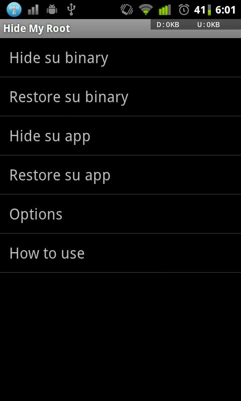 Android application Hide My Root Adfree screenshort