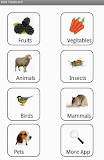 Flashcard of daily needs for kids