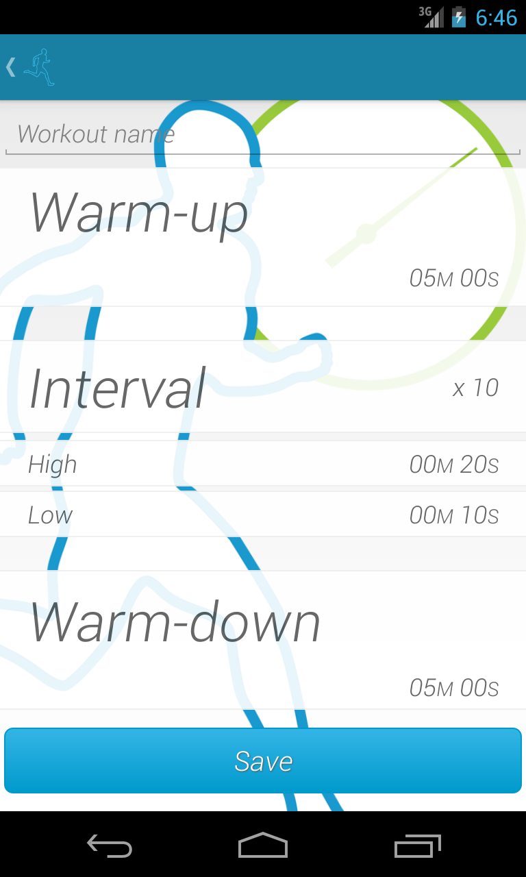 HIIT Timer Screen 3