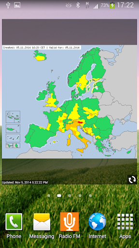 Alarm Weather - EUROPE