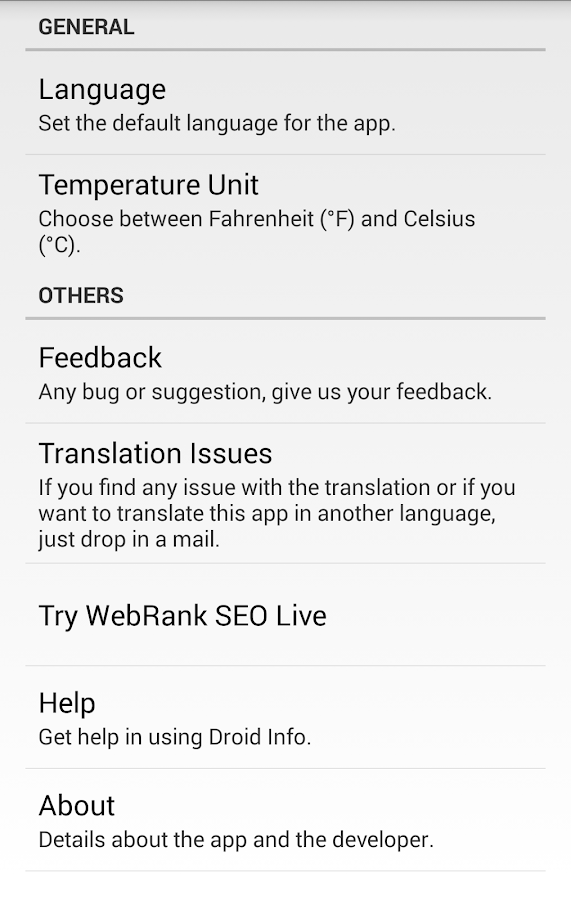 Droid Hardware Info Android Apps on Google Play