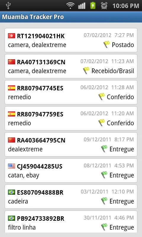 Muamba Tracker - screenshot
