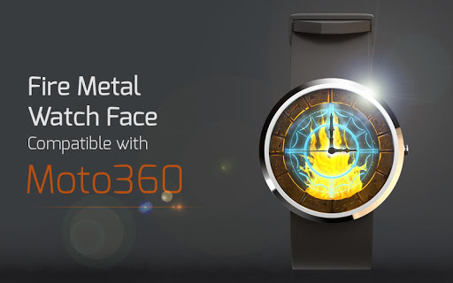 Fire Metal Watch Face