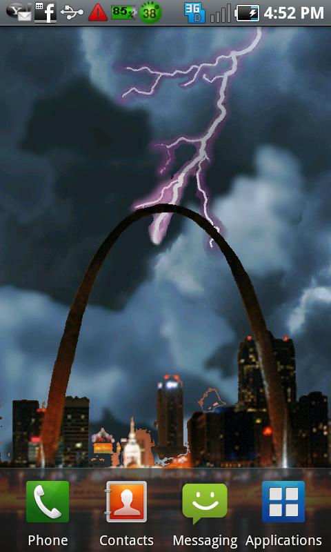 Lightning Live Wallpaper Screen 2
