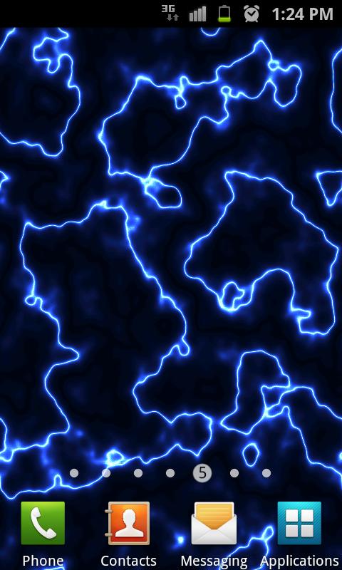 Android application Electric Plasma Live Wallpaper screenshort