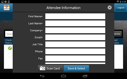 atEvent Check-In Screenshots 7