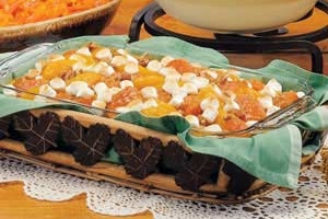 Peachy Sweet Potato Bake