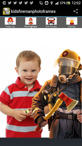 Kids Fireman Photo Frames