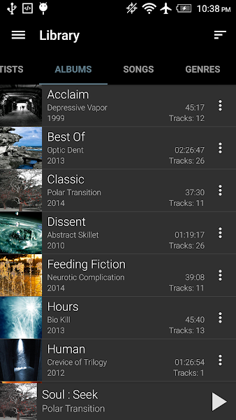 GoneMAD Music Player Screenshot Image