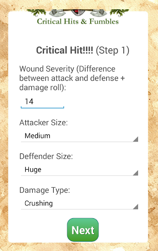 【免費工具App】Hackmaster Crits and Fumble V2-APP點子