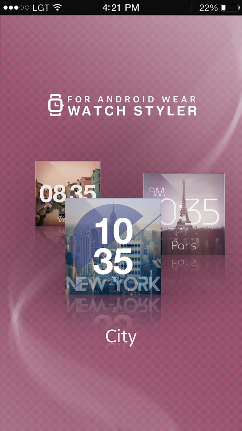 Watch Face Android - City Screen 2