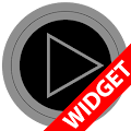 Poweramp skin widget TRON GREY Apk