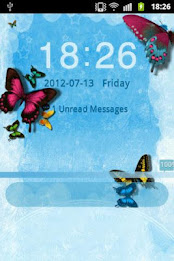 Téma Modrý motýl GO Locker poster 3