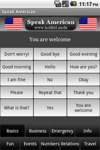 Speak American Screen 3