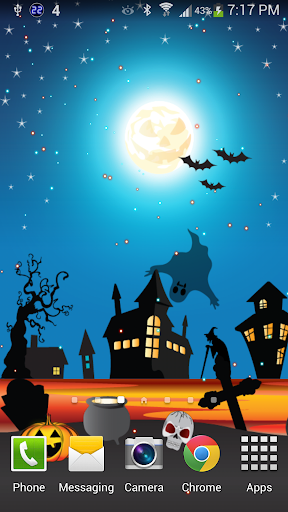 Halloween Witch Live Wallpaper