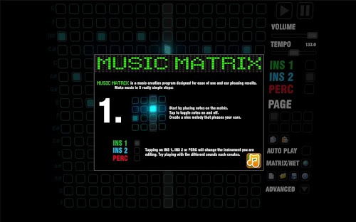 Android application Music Matrix screenshort