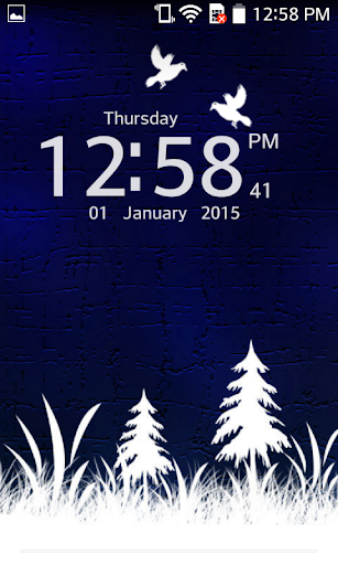 Photo Digital Clock Wallpaper