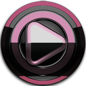 Poweramp skin Black Bordeaux.apk 3.02