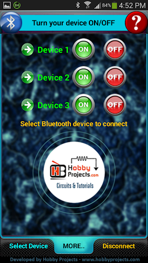 Bluetooth 3 Relays Control Pro