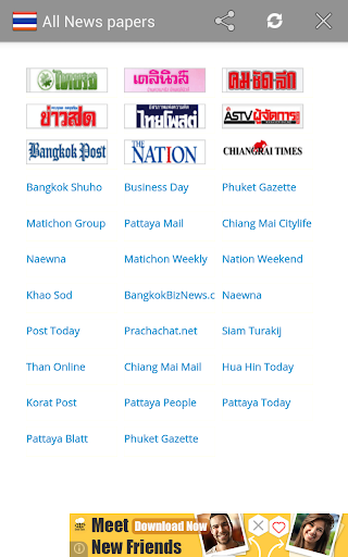 【免費新聞App】All Newspapers Thailand-APP點子